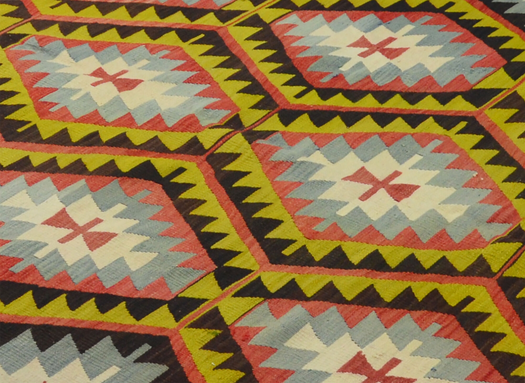 Anatolian handmade kilim rug 300 cm x 180 cm