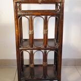 Etagère en rotin 1970