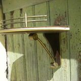 Vintage corner shelf, around 1940
