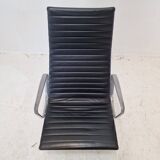 Model EA 124 + 125 Vitra Lounge Chair and Ottoman by Charles & Ray Eames