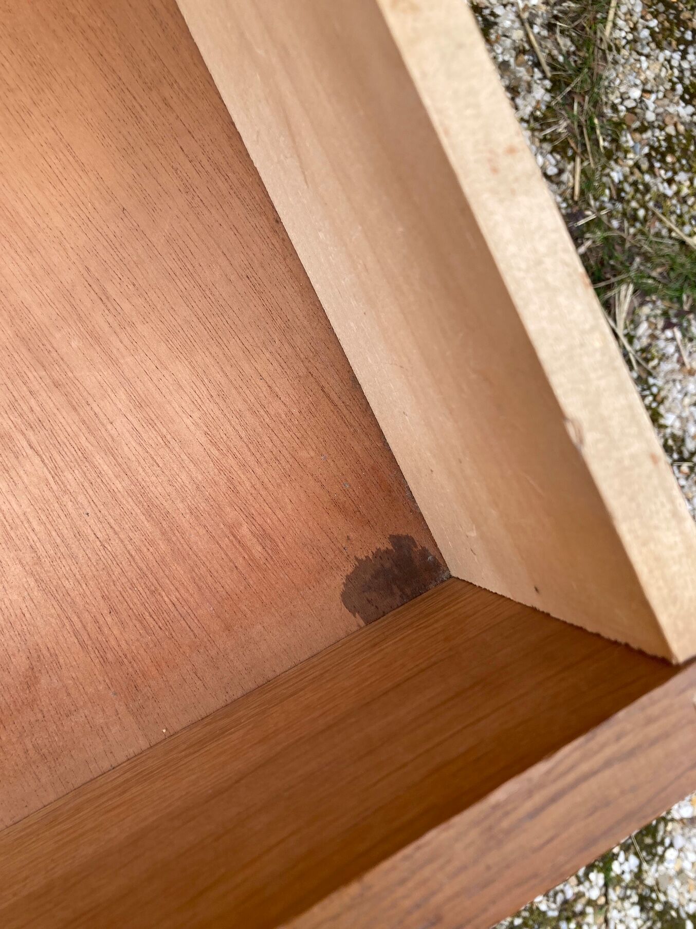 Vintage knitted bonnet feet compass