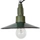 Industrial Petrol Enamel Military Pendant Lamp with Cast Aluminium Top