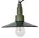 Industrial Petrol Enamel Military Pendant Lamp with Cast Aluminium Top
