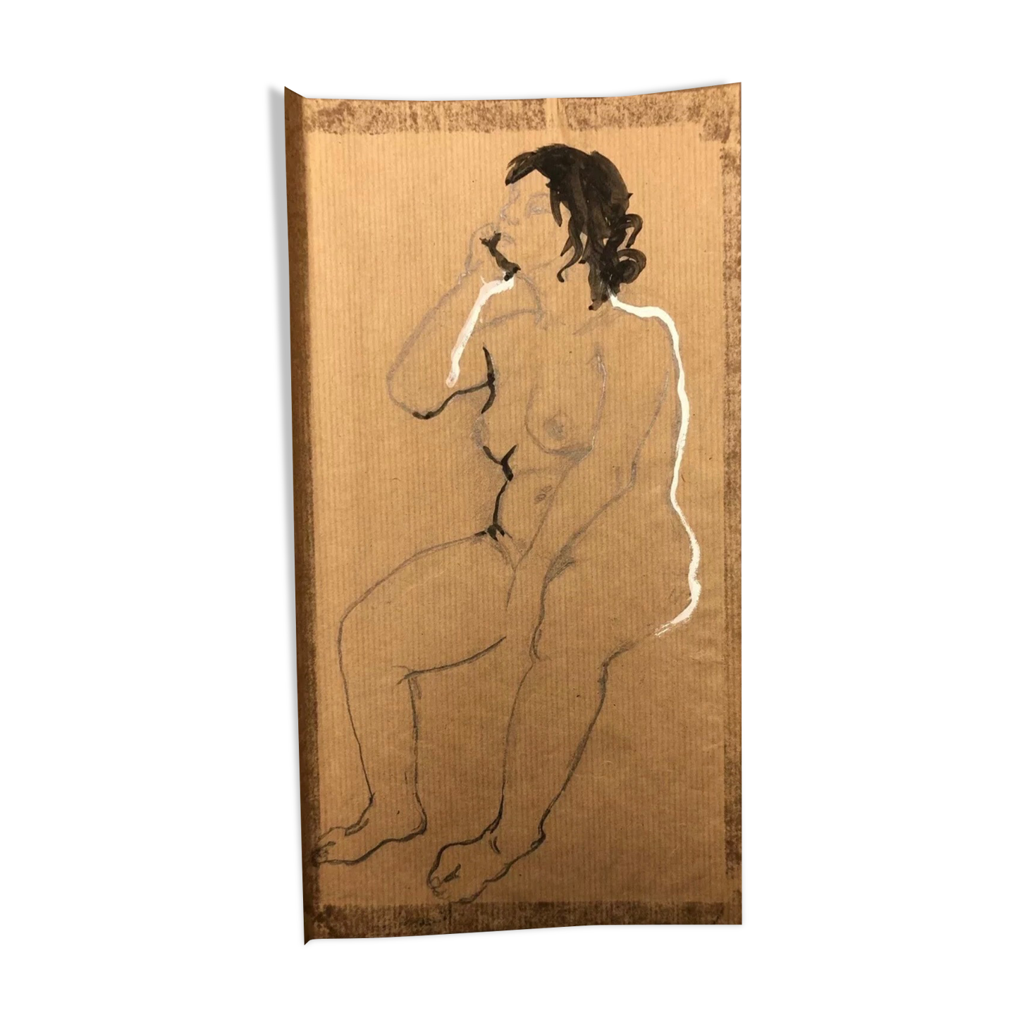 Painting drawing nude feminine