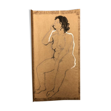 Painting drawing nude feminine