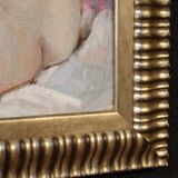 20th century French signed female nude painting