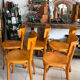 Suite de 5 chaises bistrot Baumann vintage
