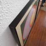 Two silkscreen prints by Henri Baviera 1972