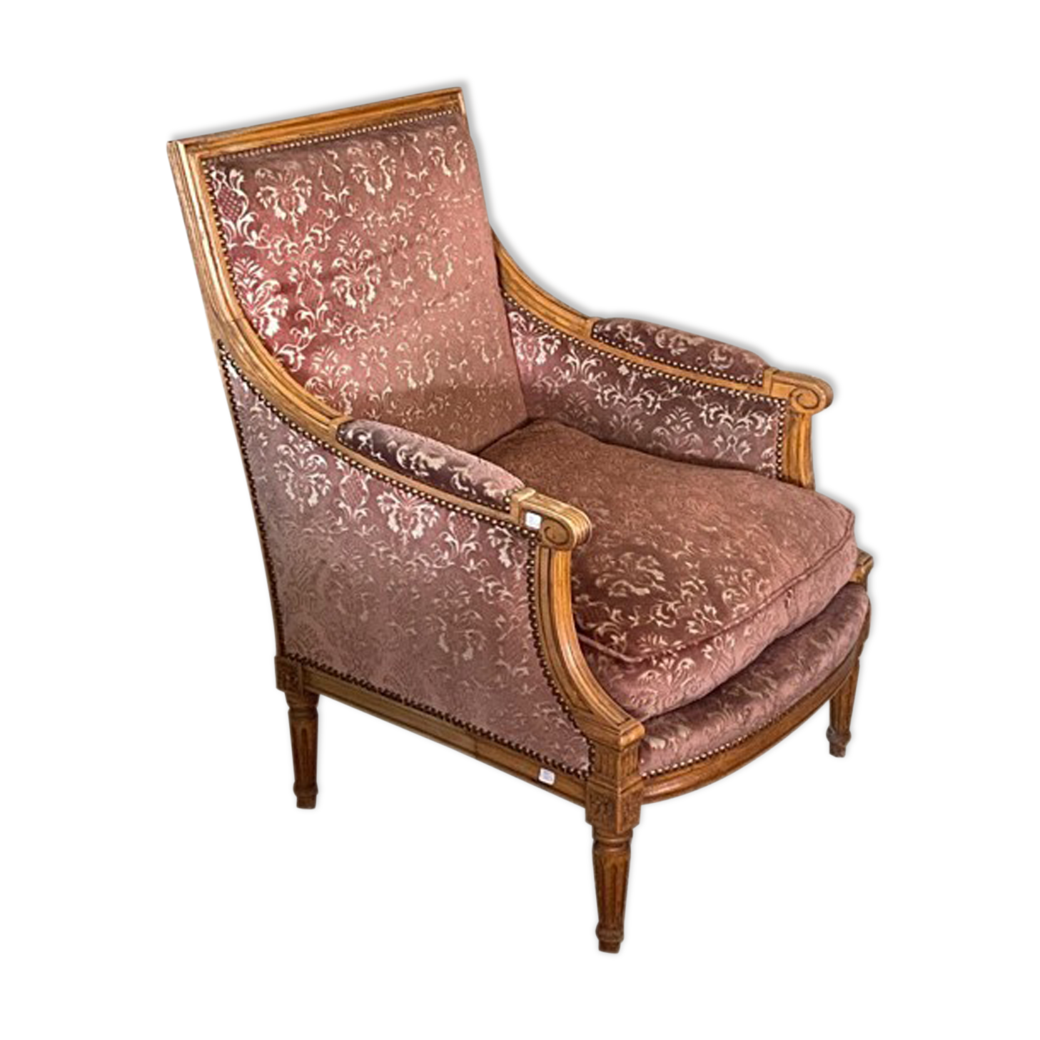 Louis XVI style shepherdess armchair