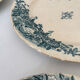 Iron Earth Plate Badonviller Marine • Romantic blue decor • Plate