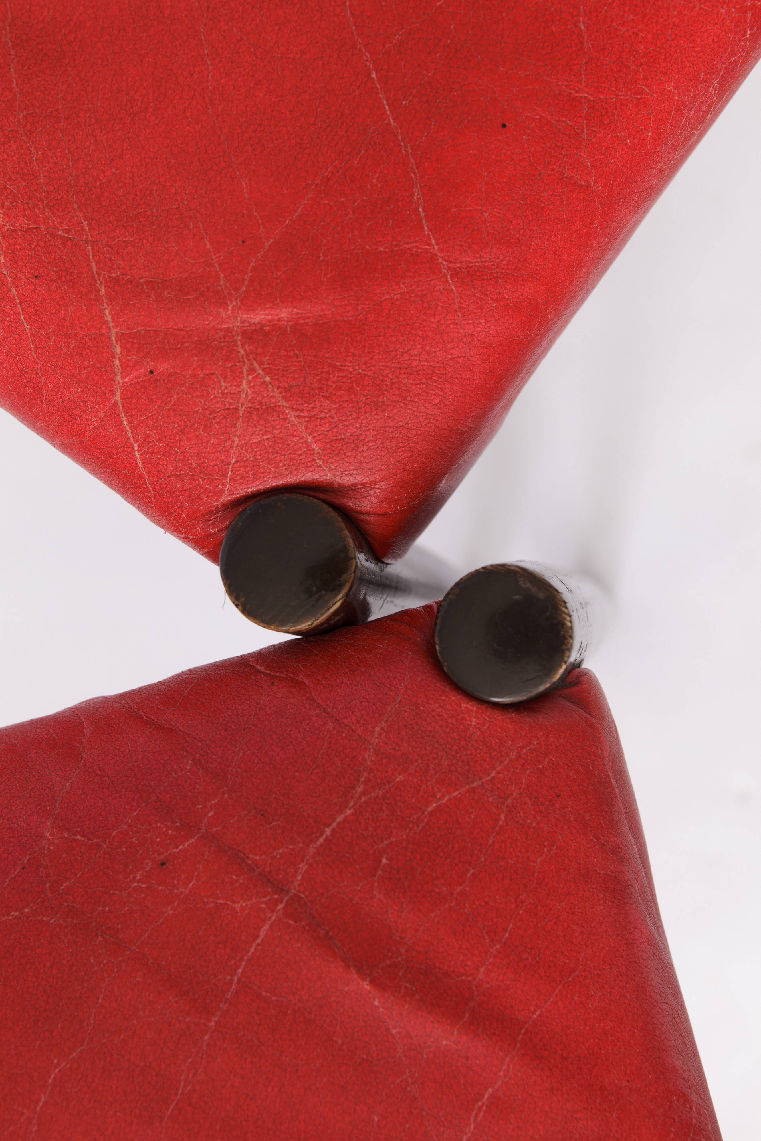 2 Vintage Chairs 1960s Wooden Germany