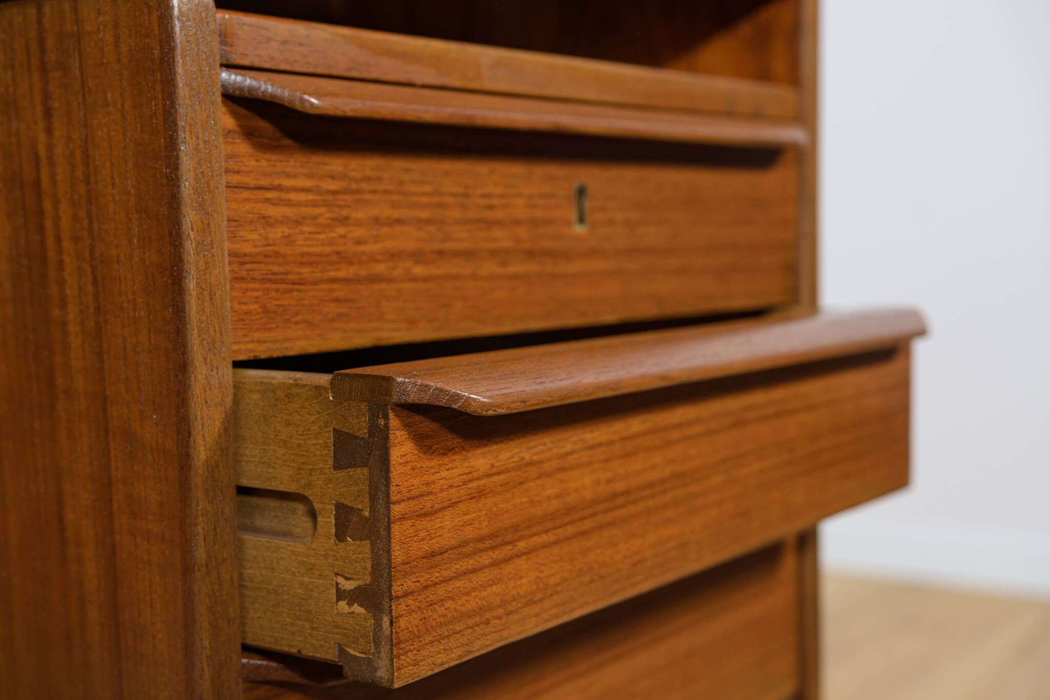 Mid-Century Freestanding teak Desk by Valdemar Mortensen, 1960s