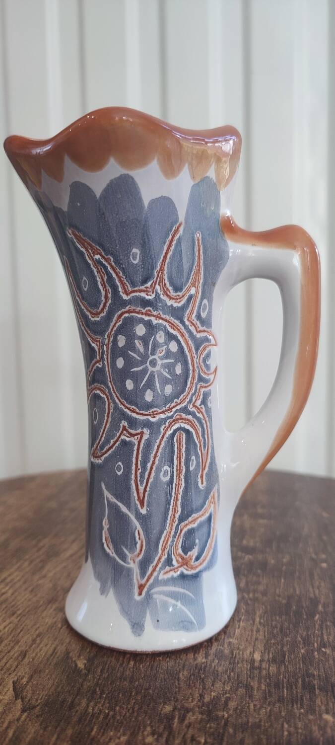 Pichet signé Margot Plançon Le Mont-Dore, années 50