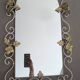 Wrought iron mirror