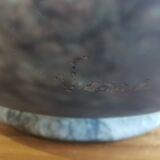 Vase verre soufflé, verrerie de Vianne
