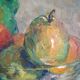 Still life at Victor Ferreri's gargoyle oil on panel
