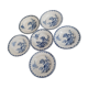 6 deep plates from Gien Chardon series