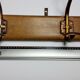 School wall coat rack, antique, 4 hooks, 100 cm