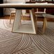 Extensible table Mood T1202 — Mobitec — White Fenix & walnut