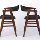 Pair Vintage Armchairs Danish 1960s-1970s