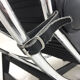 Le Corbusier black leather LC4 armchair - Cassina - Vintage