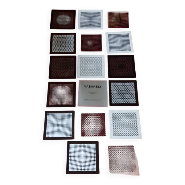 Rare Portfolio Complet ''Cinetique Profonde'' - Victor Vasarely - Éd. Gr