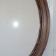 Oval wooden frame and 47.5 cm window