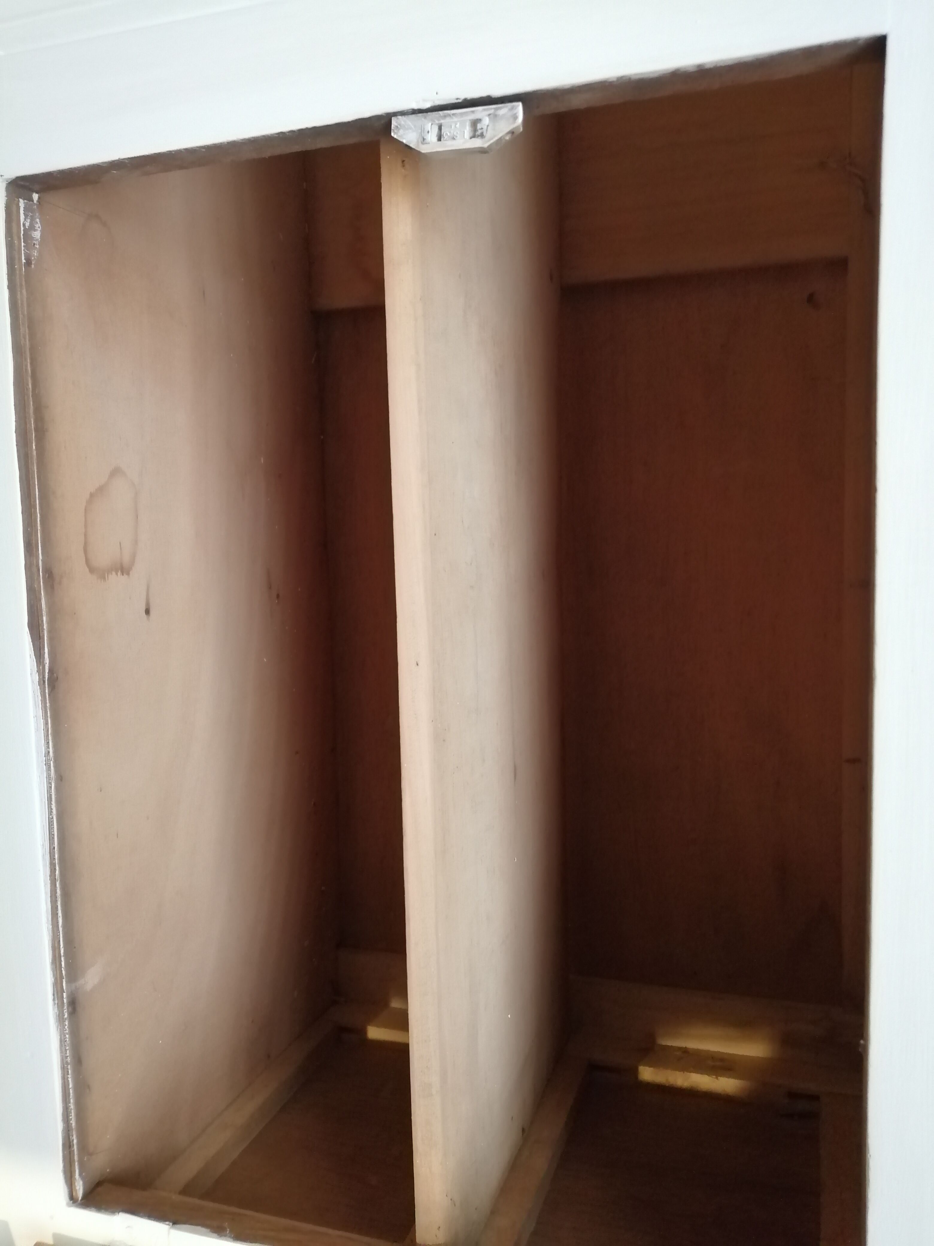 Buffet mado 50s white and brushed oak