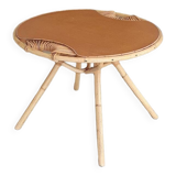 Rattan side table, 1950's