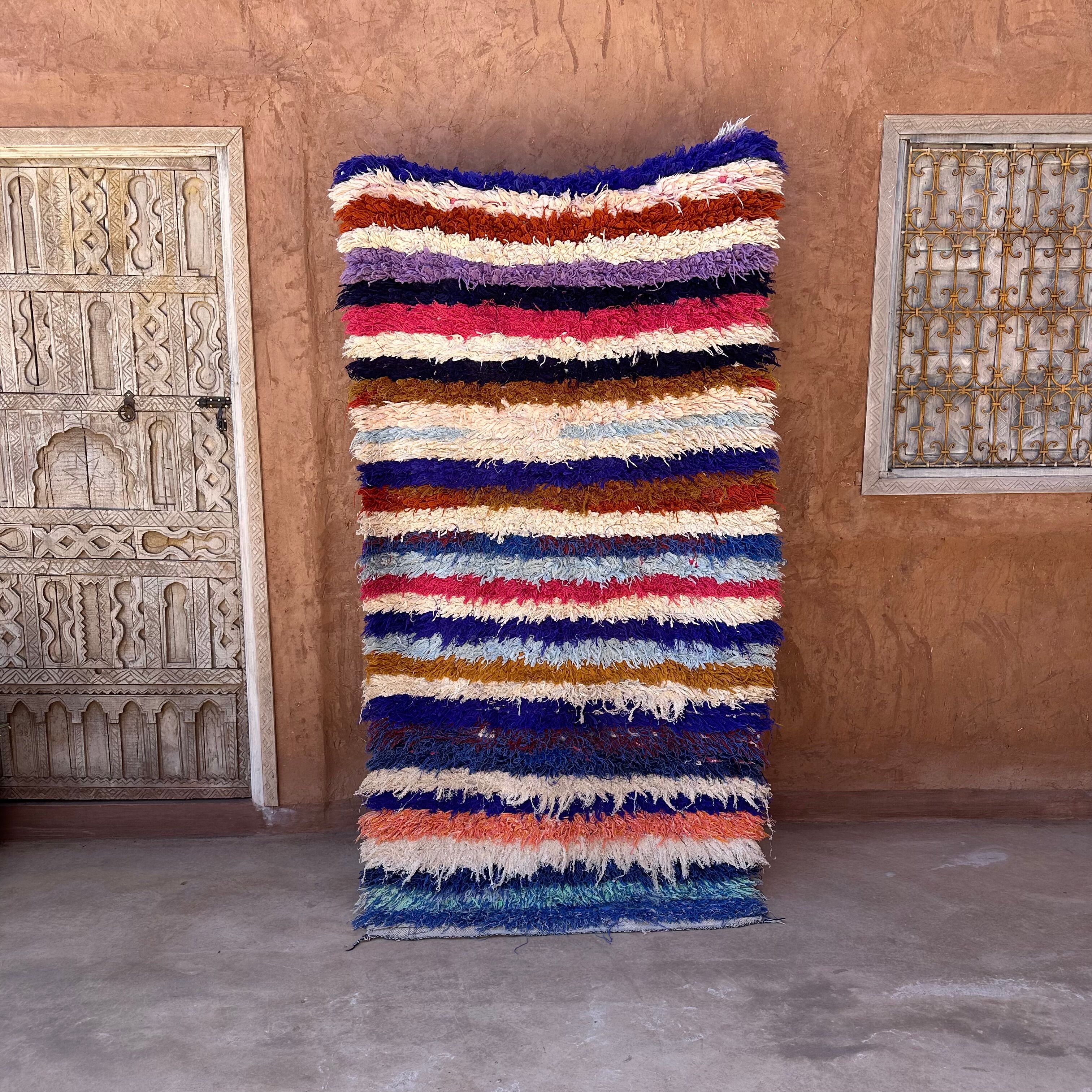 Boucherouite carpet - 110 x 214 cm