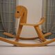 Wooden rocking horse