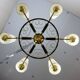 Large brass chandelier Finland 1950’s