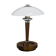 Lampe de table art déco bois et verre , années 1930