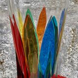 Multicolor vase signed cc zecchin - size xxl