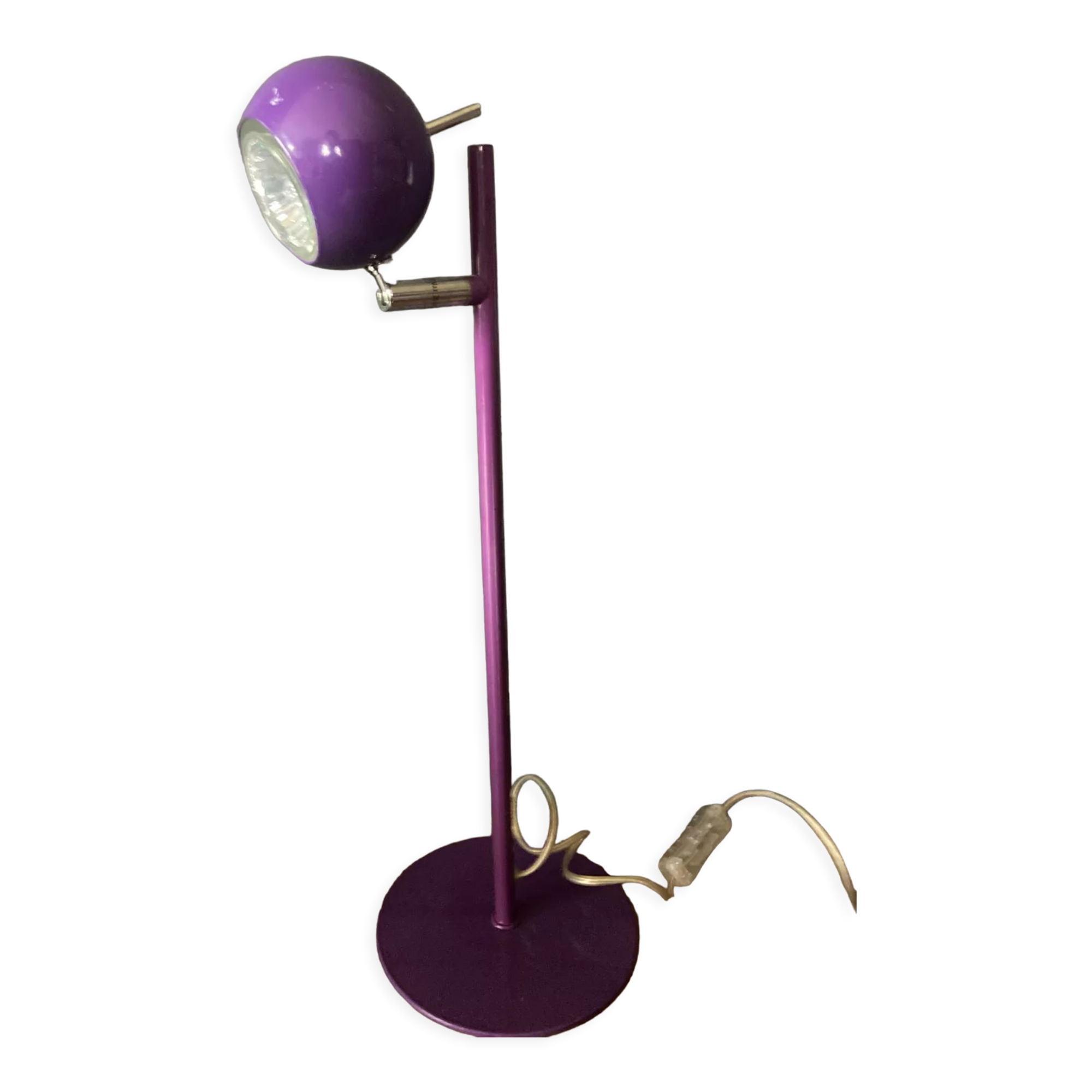 Purple eye ball lamp