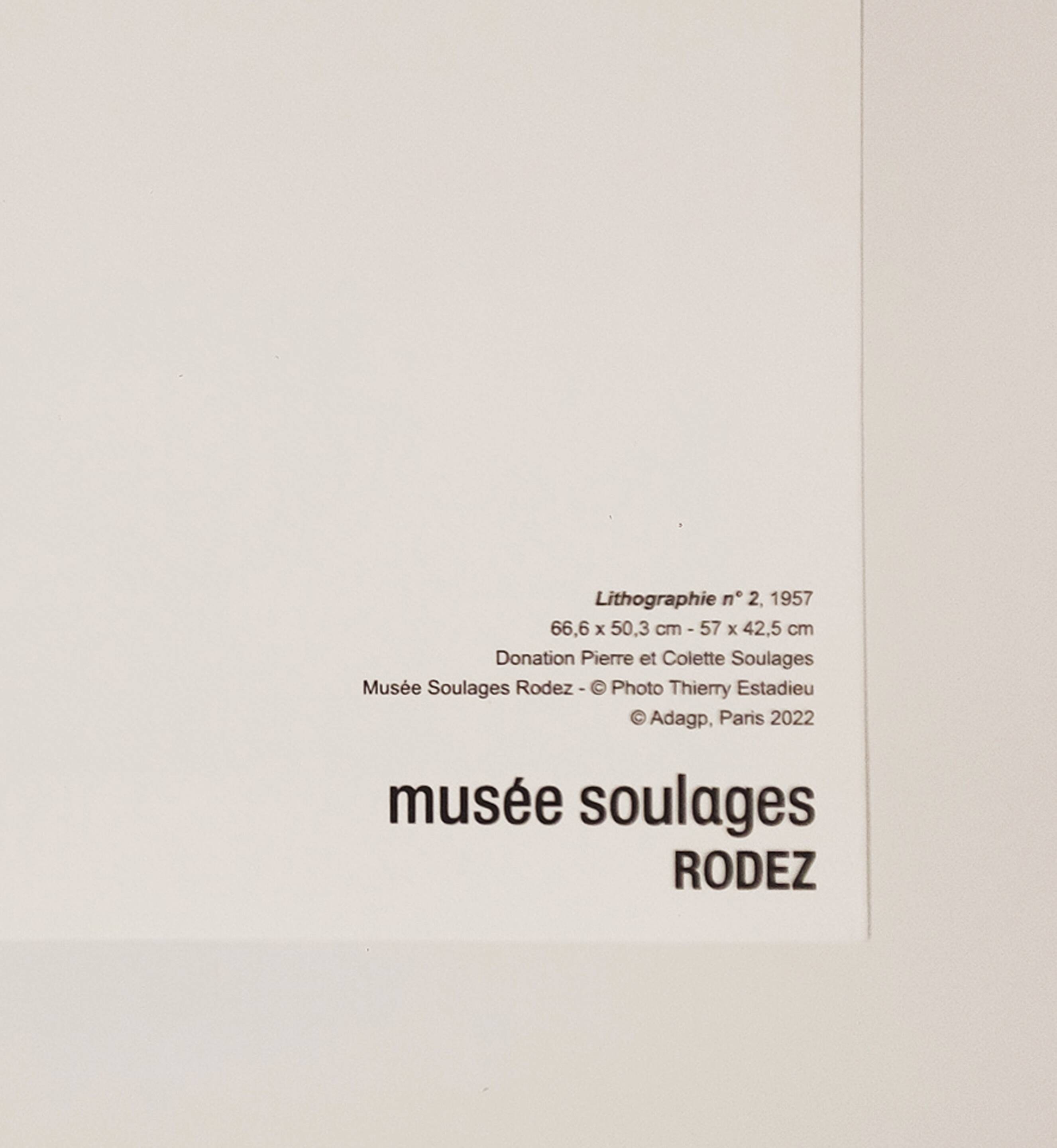 Poster Pierre Soulages