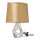 Lampe de table daum en cristal, france, 1960. signé daum