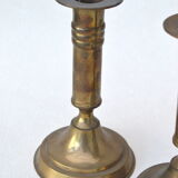 Pair of brass candlesticks