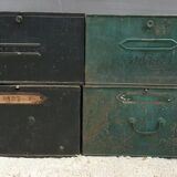 Lot 7 metal cartonniers 1920 André Labbé