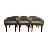 SET OF 6 CHAIRS Cambon black | Eichholtz Rizzo