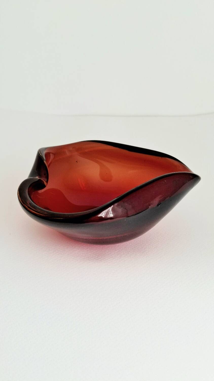 70s Glass Bowl or Ashtray