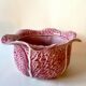Secla soup tureen vintage pastel rose in Majolica – Cabbage model – 1970s