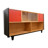 Habs WK MÖBEL wooden bookcase, 1950 s
