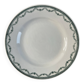 Saint Amand earthenware flat plate 22.5cm