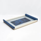 1960s mid-century modern tray, Holzsieb BT Wasungen, Germany