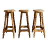 Tabouret de bar en bois massif