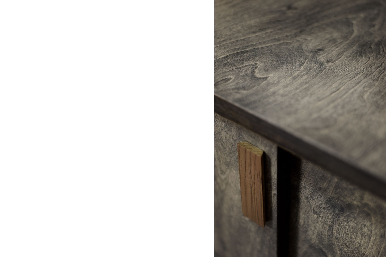 Industrial Vintage Mid-Century Scandinavian Brutalist Raw Poplar Sideboard, 1960s