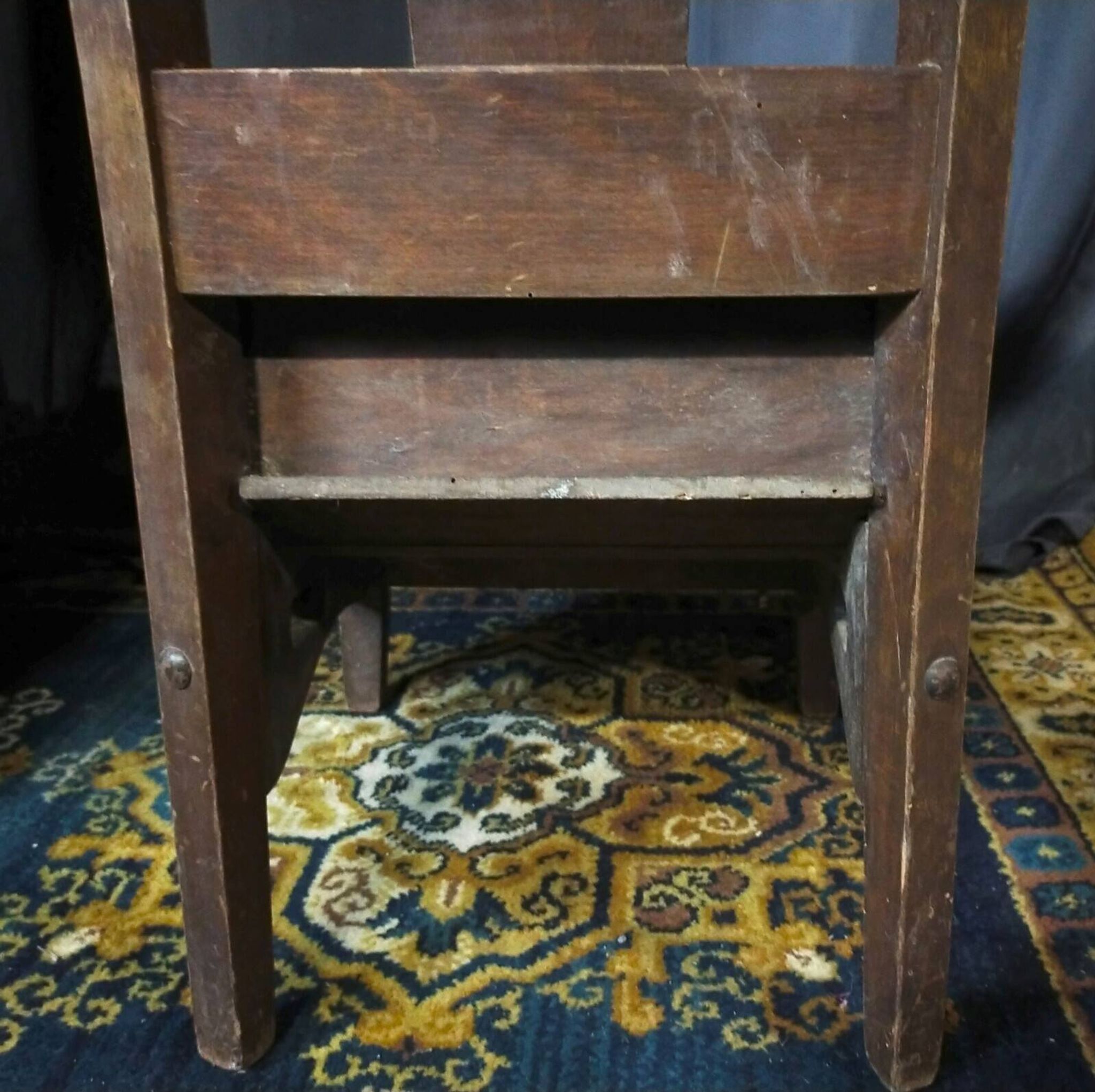 Chaise Stella prie dieu vintage