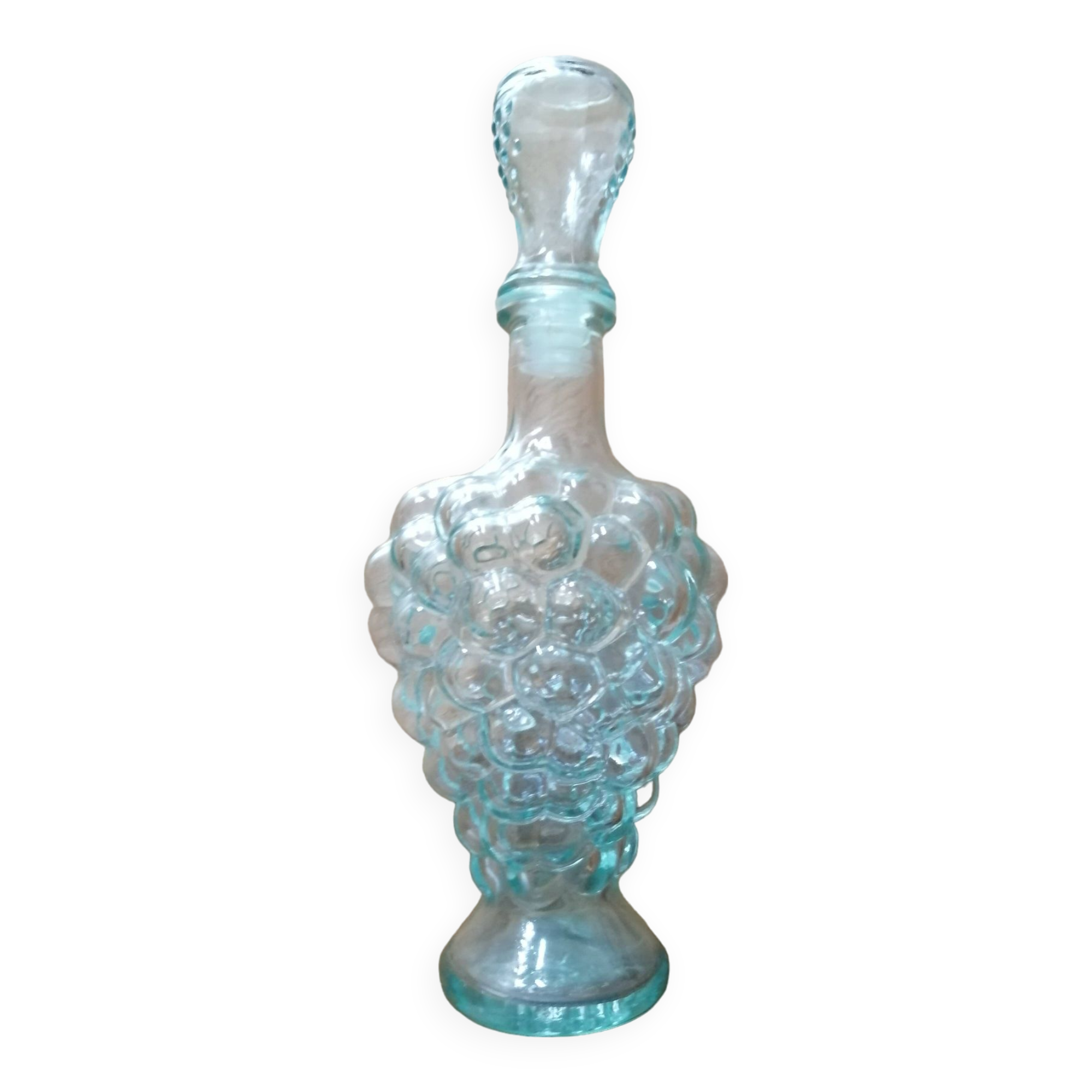 Italian transparent bubble carafe