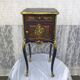Classic revamped furniture – decorative blue and gold bedside table